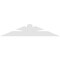 Ekena Millwork Richland Architectural Grade PVC Gable Bracket, 72"W x 15"H x 4"D x 6"F, 5/12 Pitch GBP072X15X0406RIC00 - alternate 2
